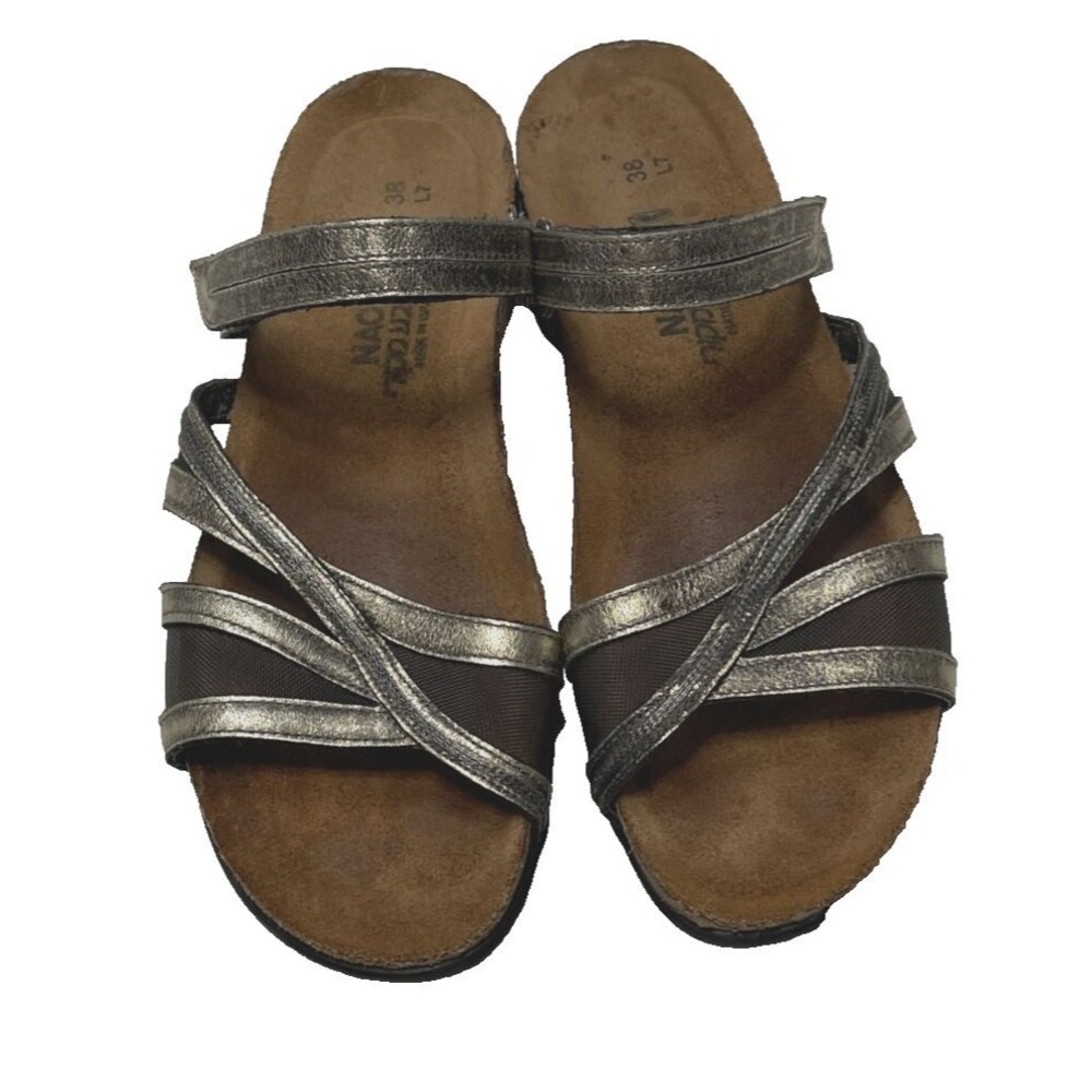 Naot Women's Sandals in Metallic Silver